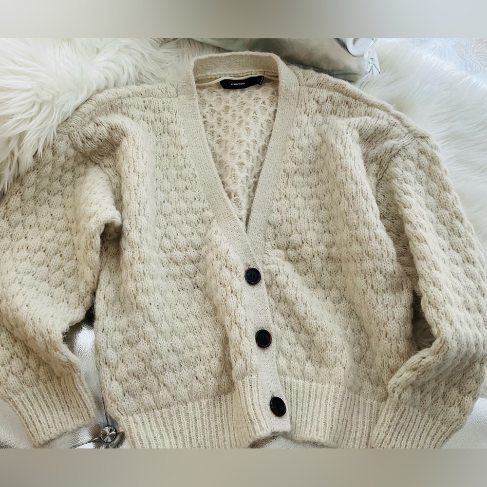 🛑🛑🛑VERO moda POINTELLE cardigan - Picture 4 of 9